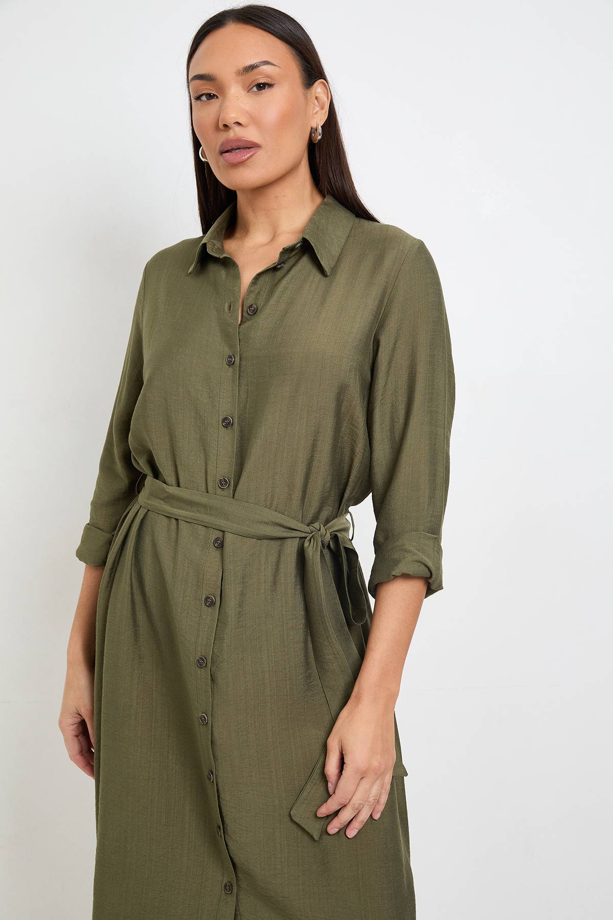 Wallis Robe Chemise Boutonnée Avec Col