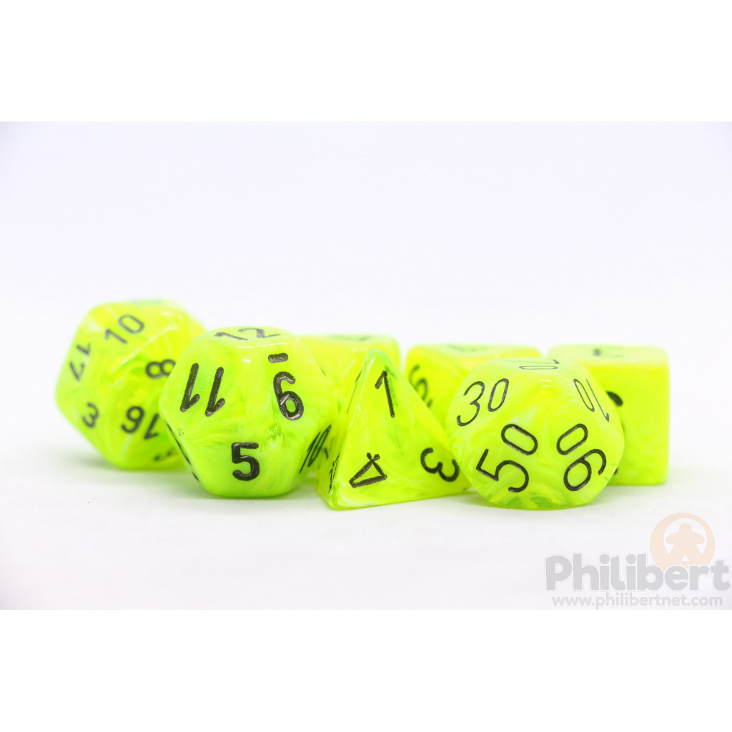 Set de 7 Dés JDR Chessex : Vortex