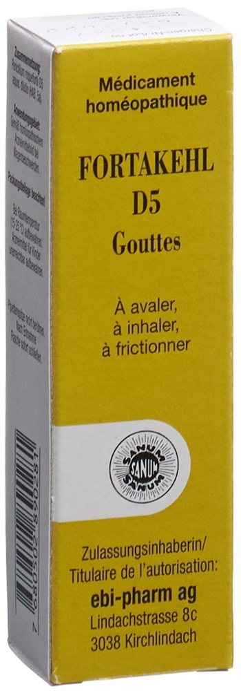 FORTAKEHL Tropfen 5 D dilutio Fl 10 ml