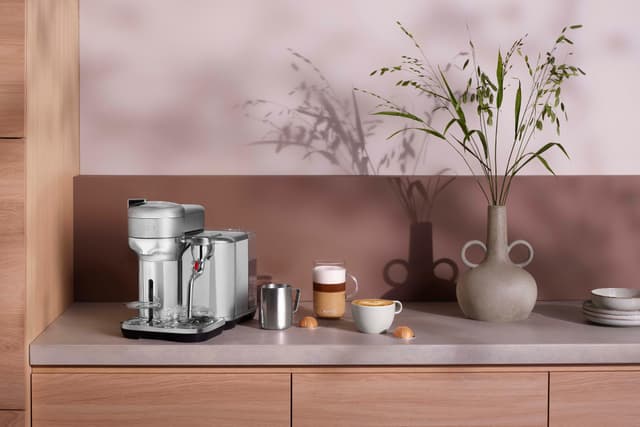Nespresso Vertuo Creatista kapselmaskine fra Sage (rustfri stål)