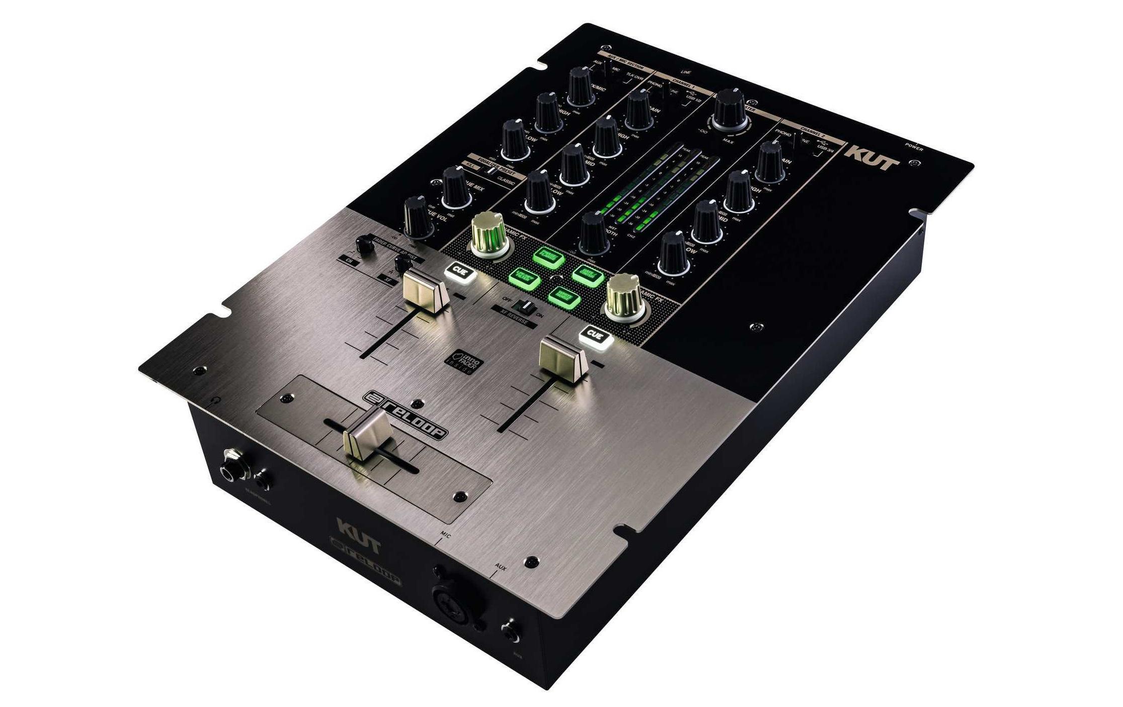 DJ-Mixer KUT<br>Digitaler Battle-FX-Mixer mit USB-Interface