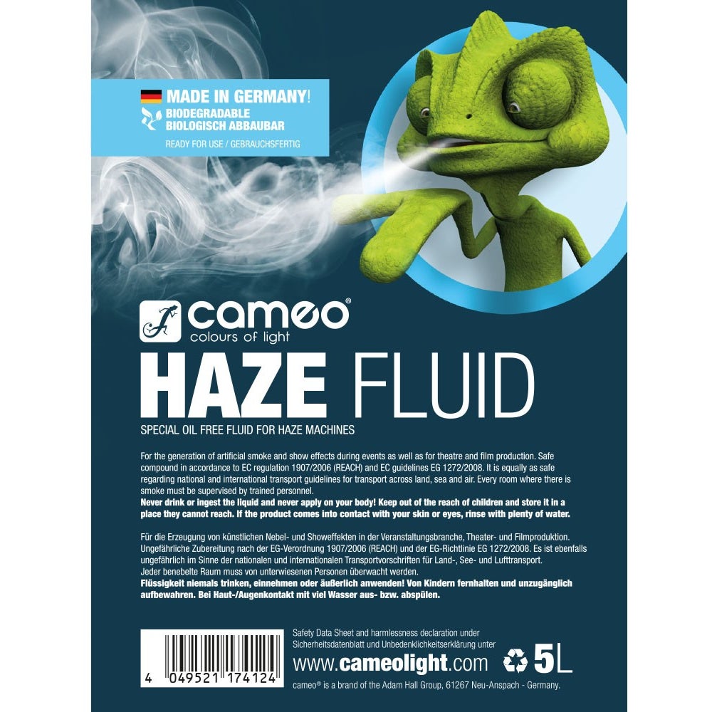 Cameo HAZE FLUID 5 L rookvloeistof