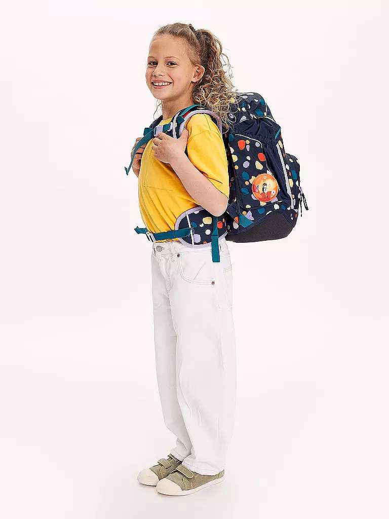 ERGOBAG Schultaschen Set 6tlg PACK Bärensteinhöhle  dunkelblau