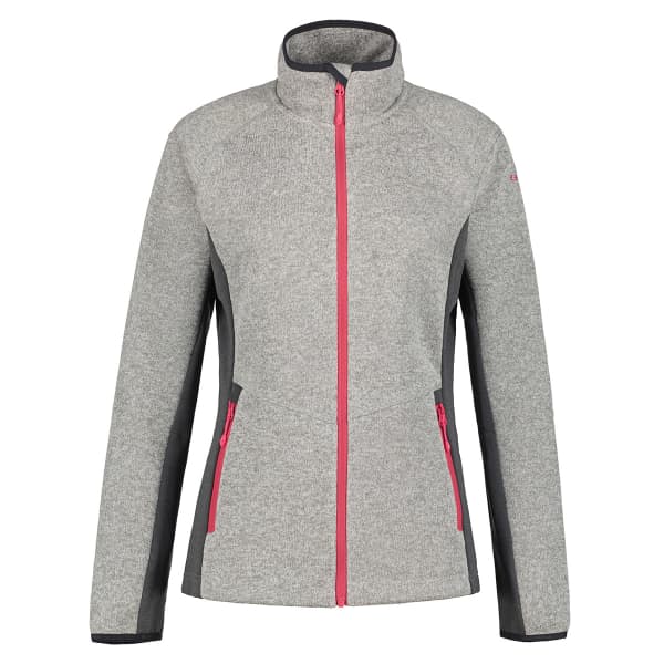 Veste polaire randonnée ICEPEAK MIDLAYER JACKET BLEEKER W LIGHT GREY