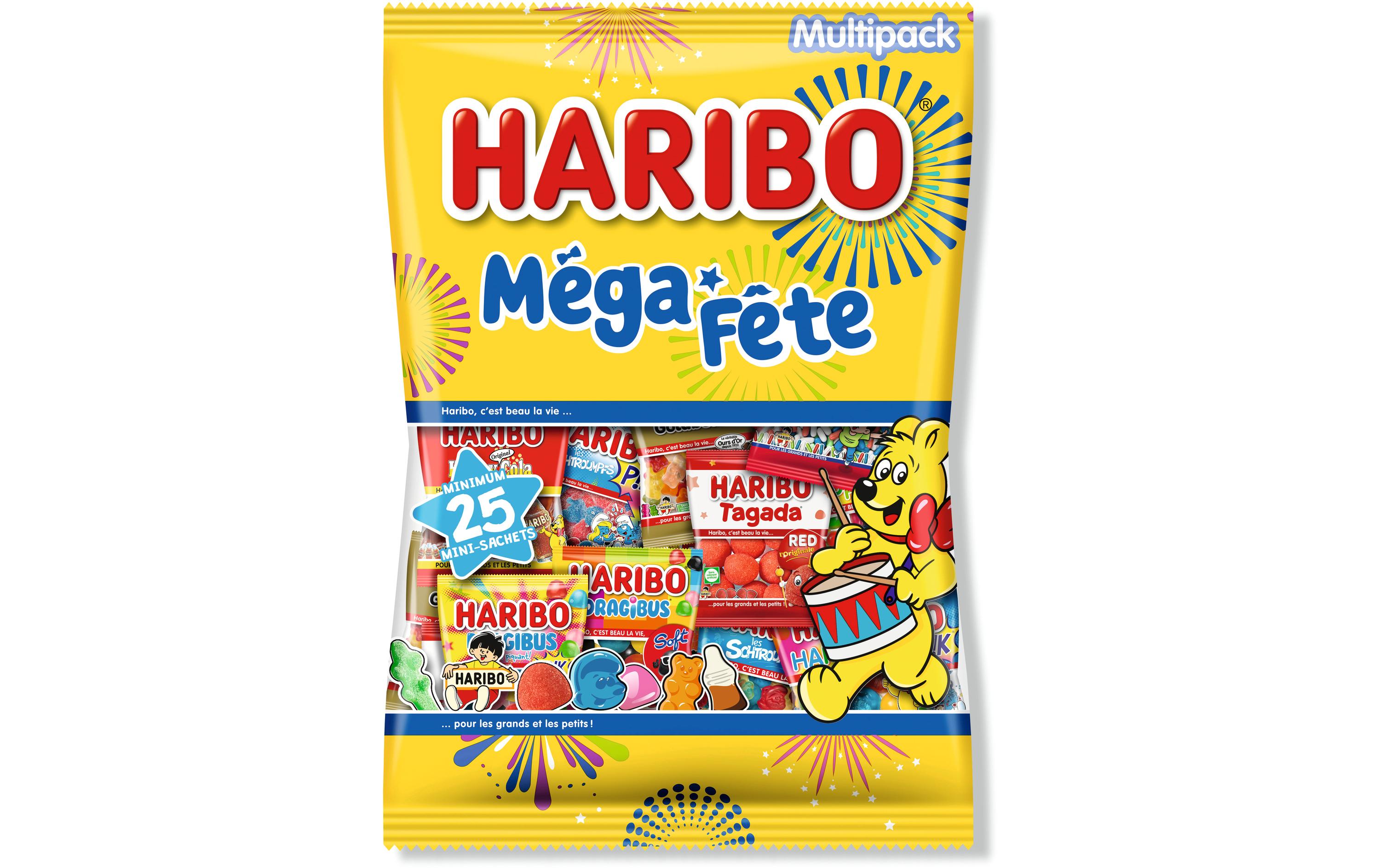 Gummibonbons Mega Fête 1 kgFeine Kaubonbons zum Naschen und Teilen