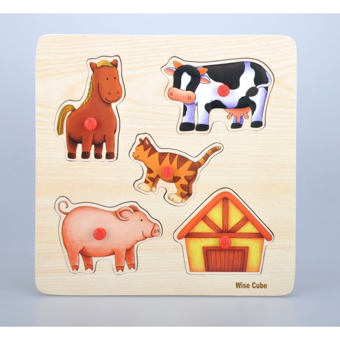 Besttoy - Holz-Puzzle - Bauernhof - 5 Teile