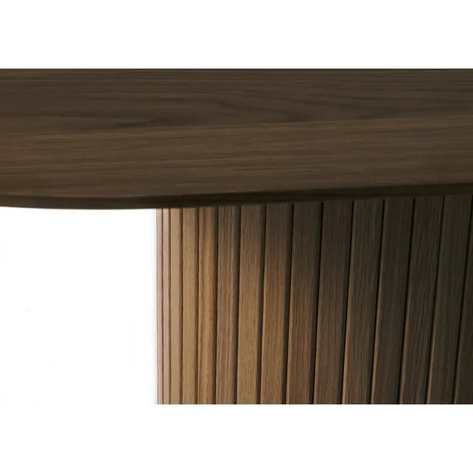 Nordic Home - Kelly ovale eettafel 95x180 cm - donkerbruin