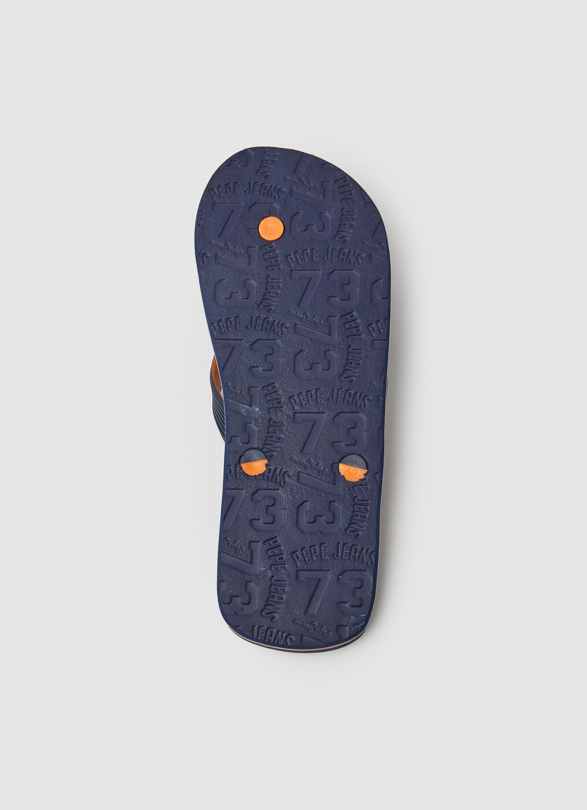 Chinelo de praia havaiano 1973 - azul marinho