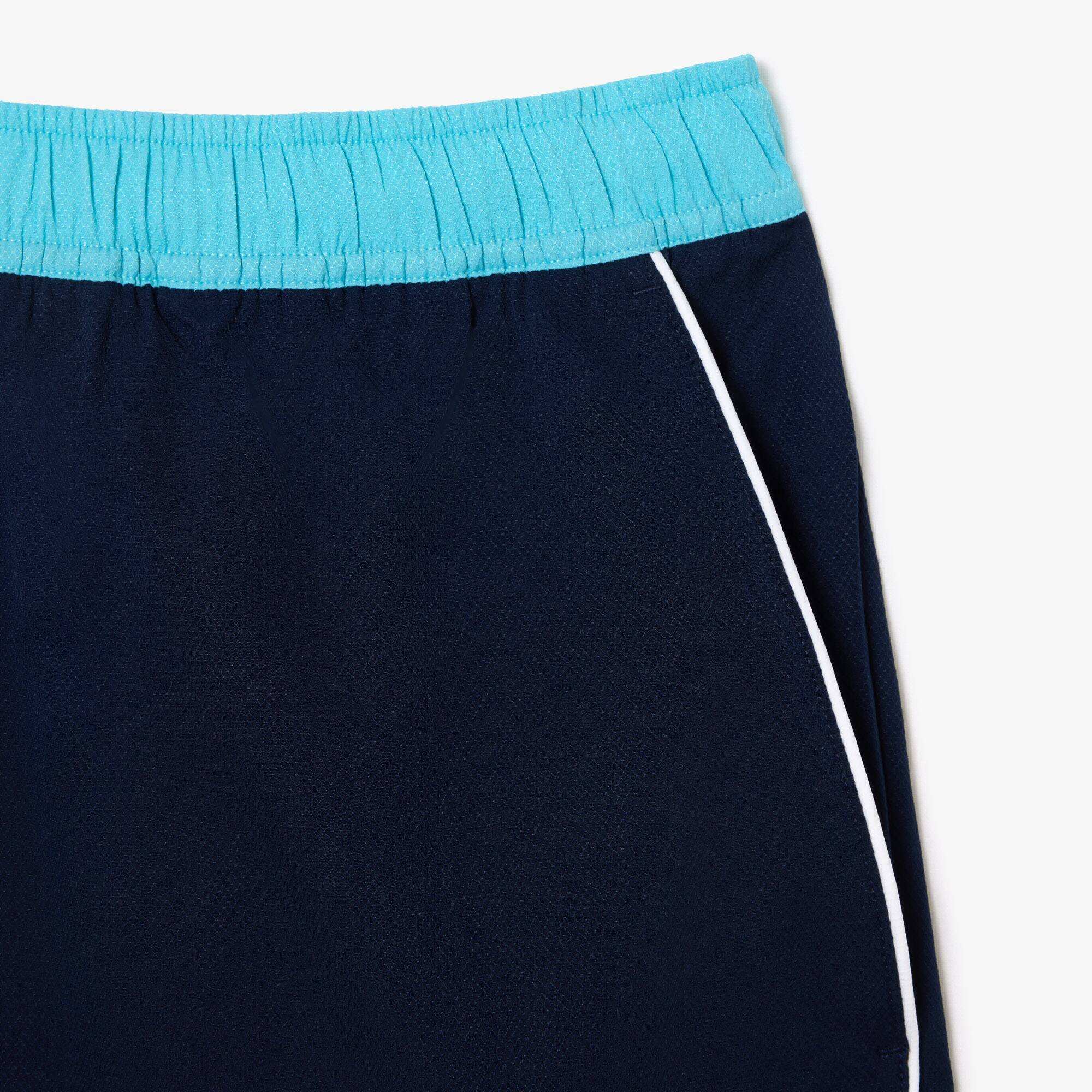 Short Tennis en tissu extensible et recyclé Shorts - Bleu - Lacoste - Homme