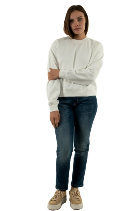 sweat lacoste sf2441 blanc