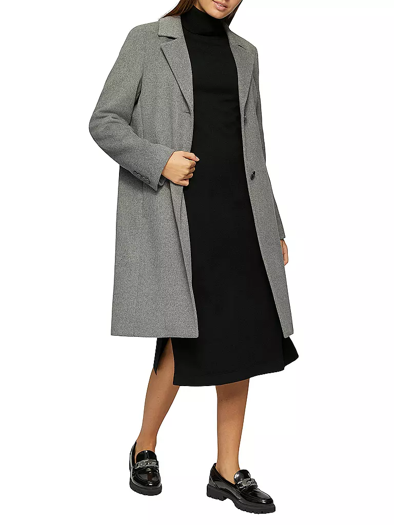S.OLIVER Midikleid grau