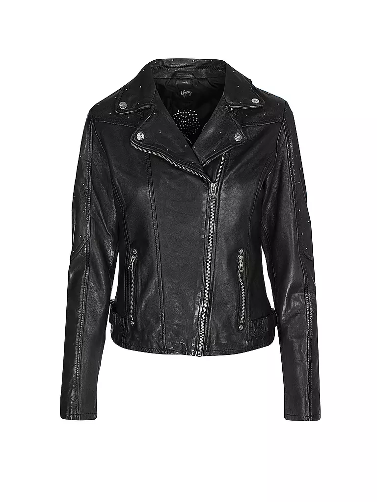 GIPSY BY MAURITIUS Lederjacke schwarz