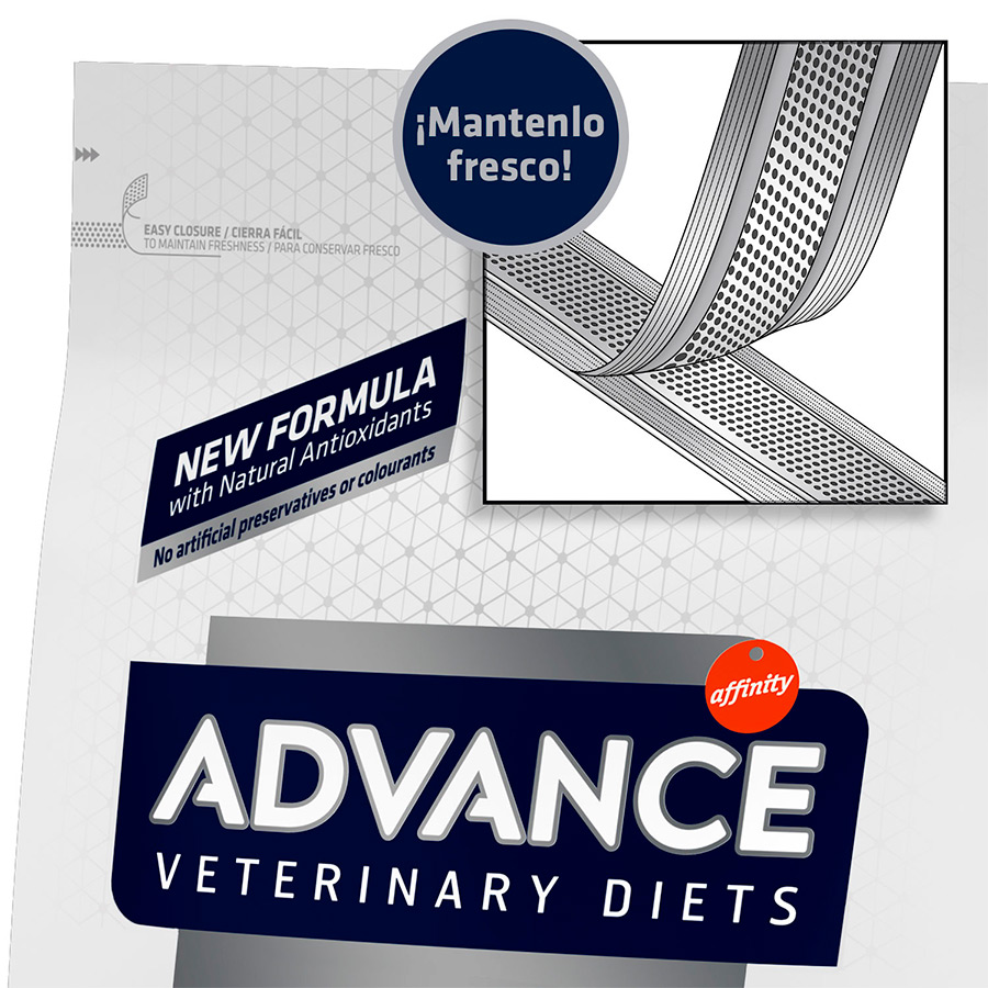 1,5 kg de ração Advance Veterinary Diets Weight Balance para cães Mini