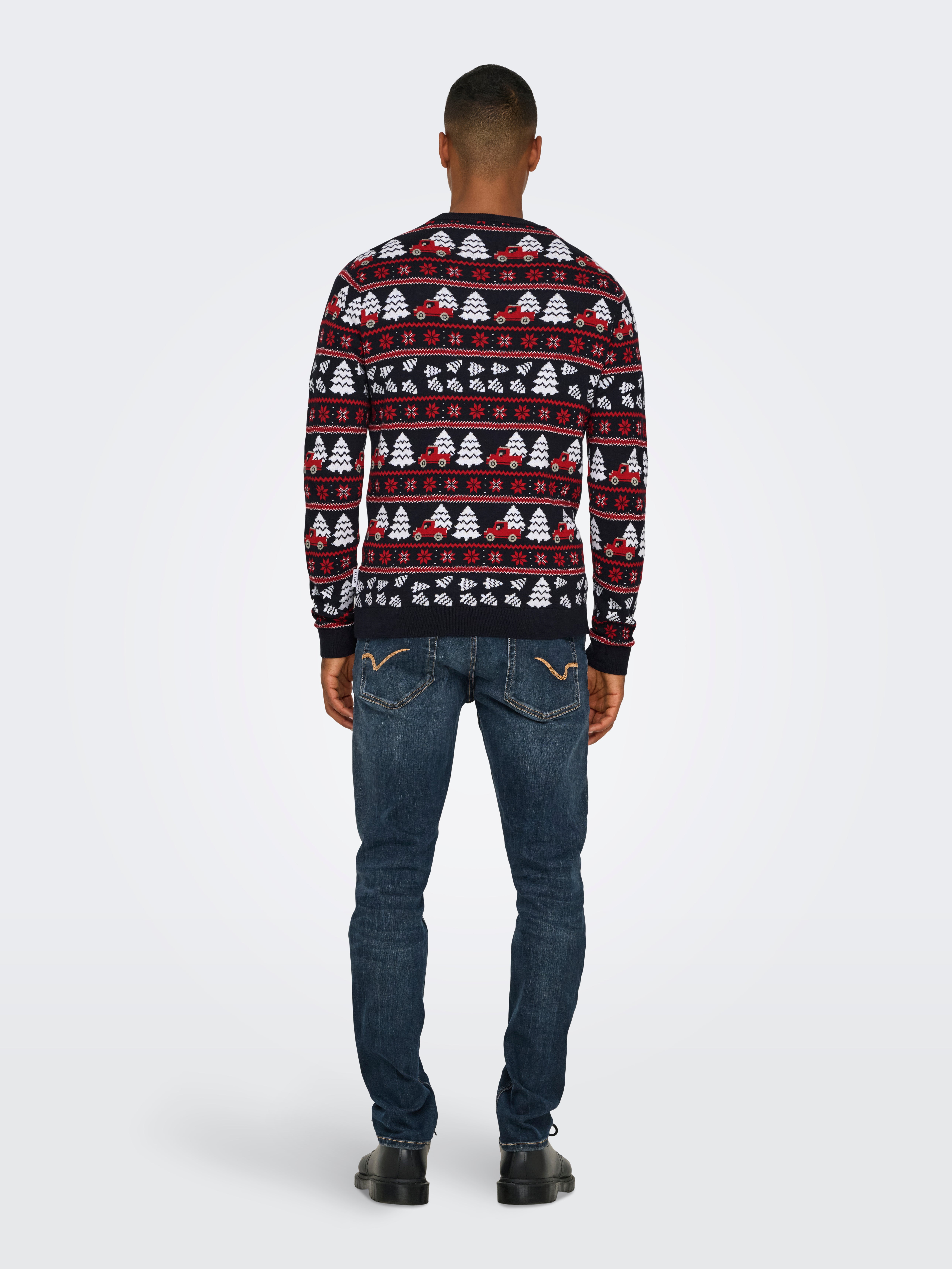 ONSXMAS Pullover Dark Navy