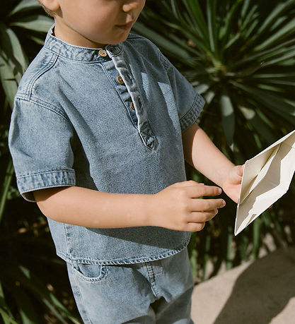 Lil' Atelier Hemd - NmmFundo - Medium+ Blue Denim