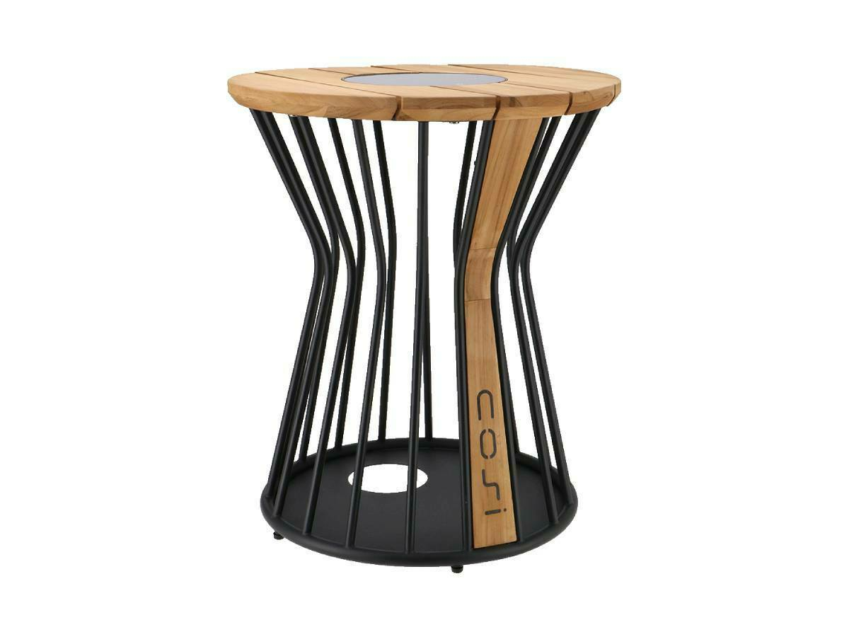 Cosi Fires Cosilumia Ø 52 cm verlichte loungetafel - Teak