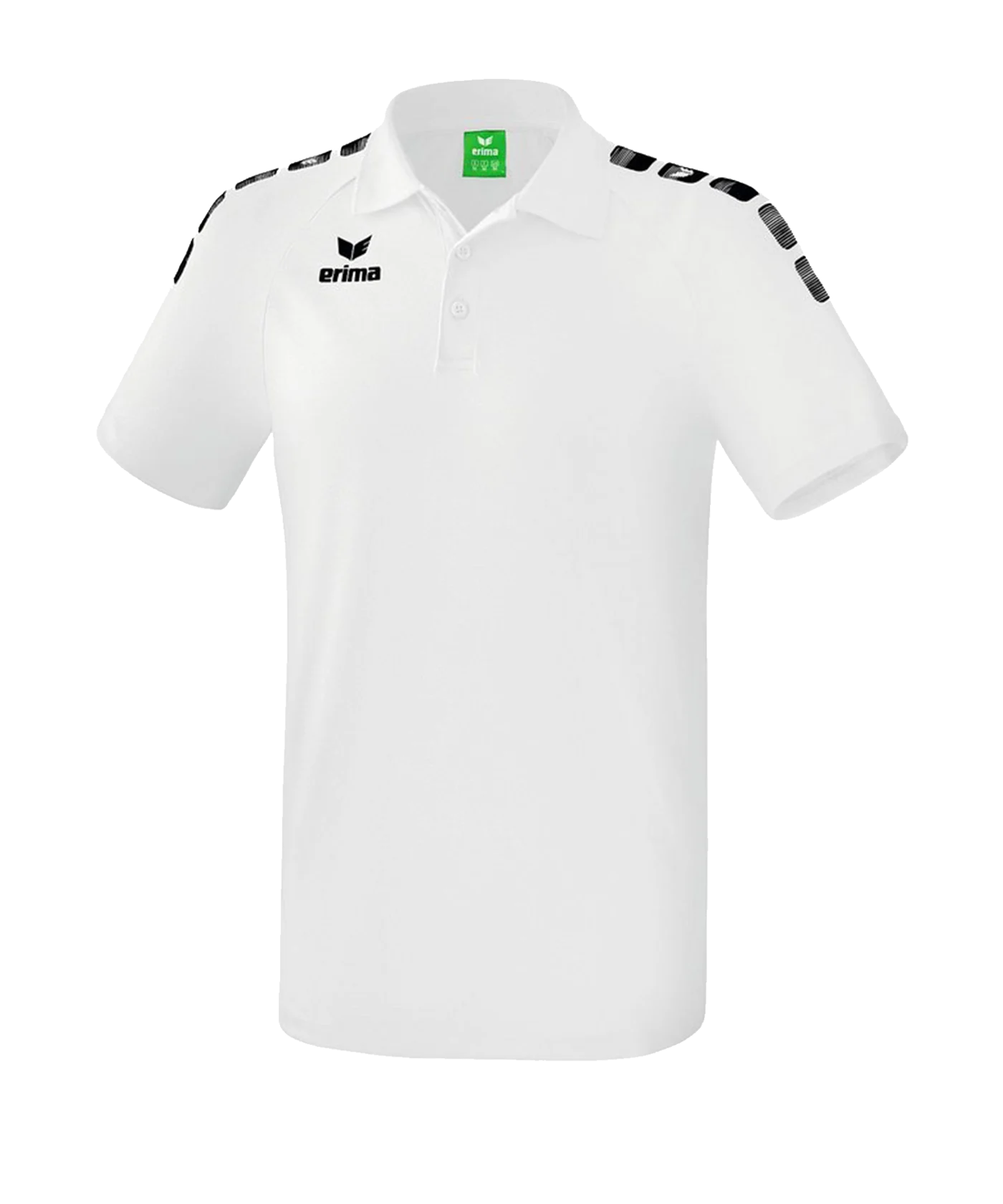 Erima Essential 5-C Poloshirt Kids Weiss Schwarz