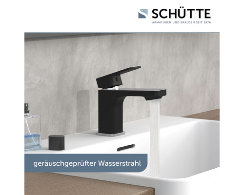 SCHÜTTE Wastafelkraan MADAGASKAR zwart chroom 43106