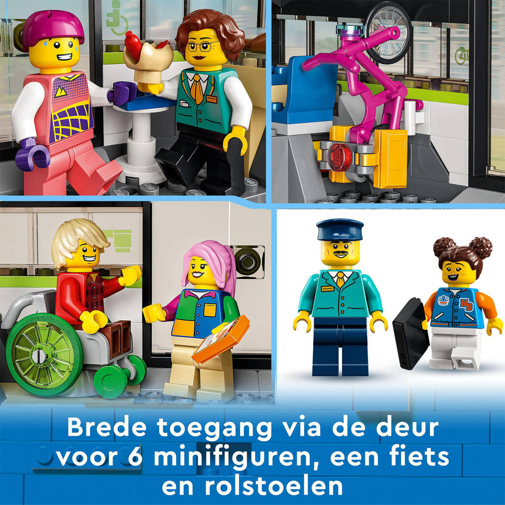 Onze zoon gaat dit helemaal geweldig vinden!Trains Passagierssneltrein Bestuurbare Trein Speelgoed 60337