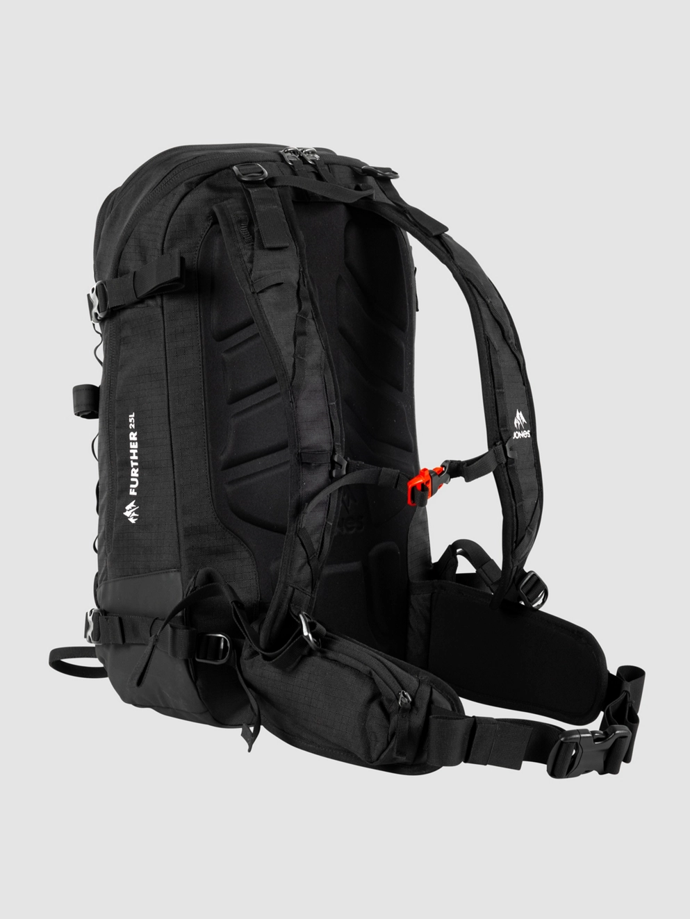 Jones Snowboards Further 25L Backpack stealth black