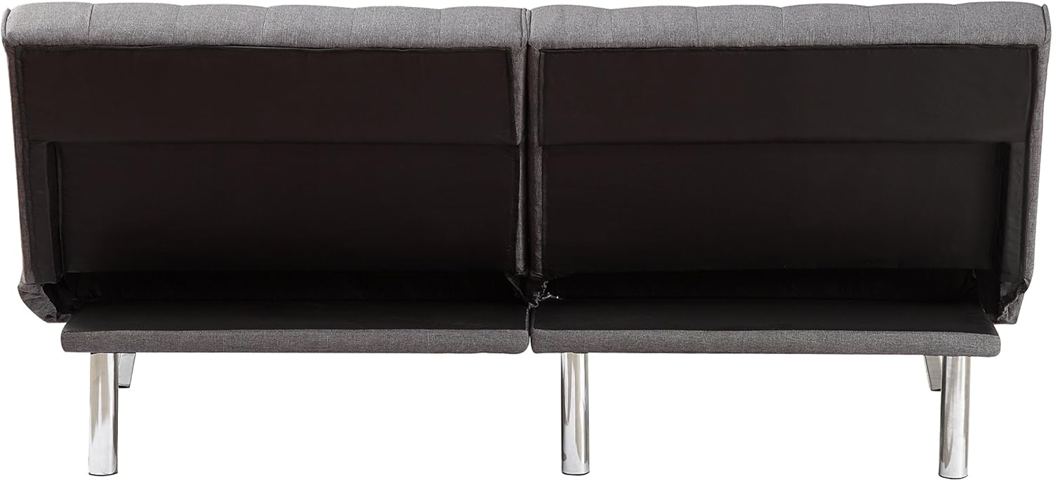 Atlantic Home Collection Schlafsofa, Stoff, Grau