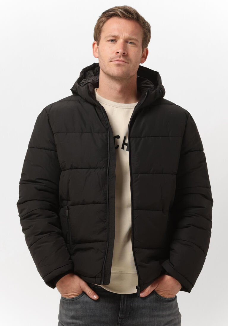 SELECTED HOMME zwarte selected homme gewatteerde jas harry puffer jkt w