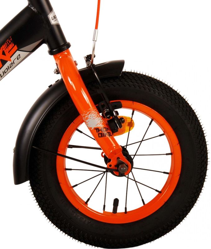 Volare - Thombike - Jongensfiets - Zwart/Oranje - Staal