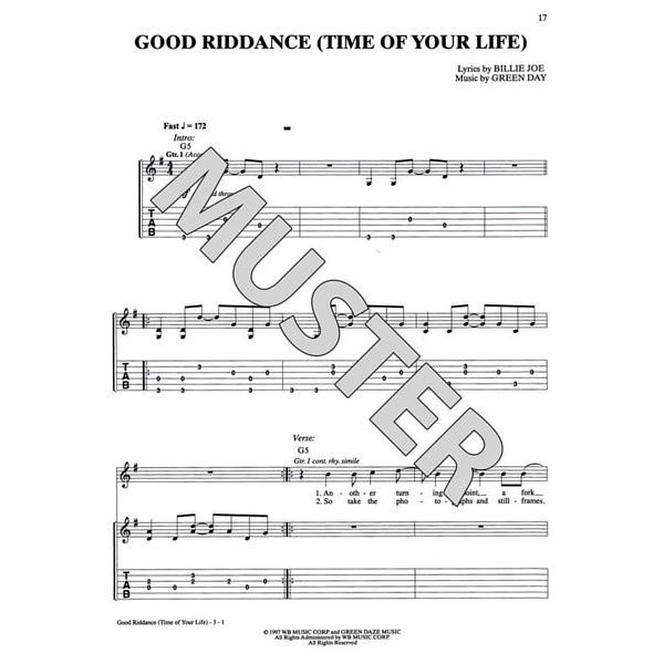 Alfred Music Publishing Green Day International Super