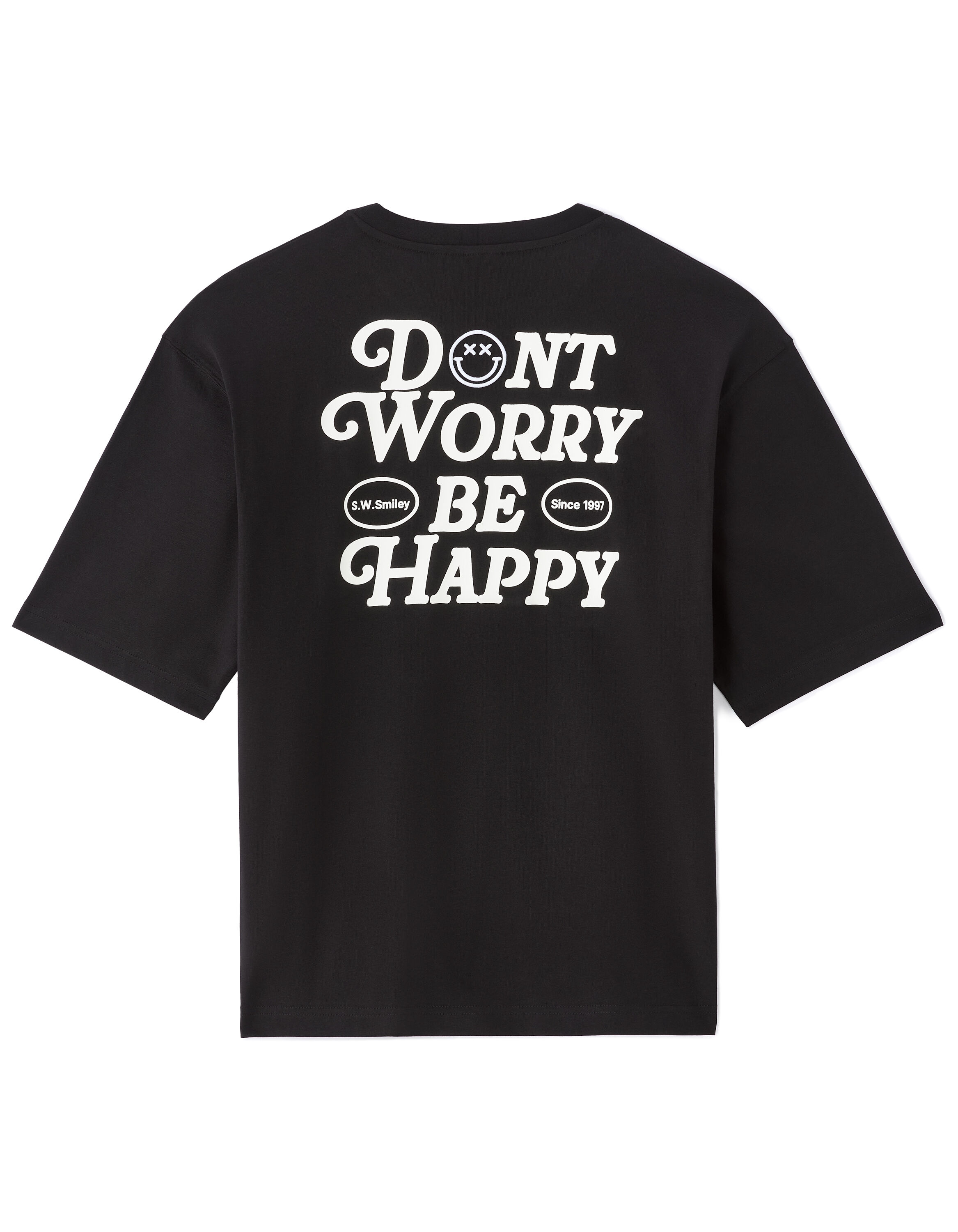 SMILEY - T-shirt homme noir