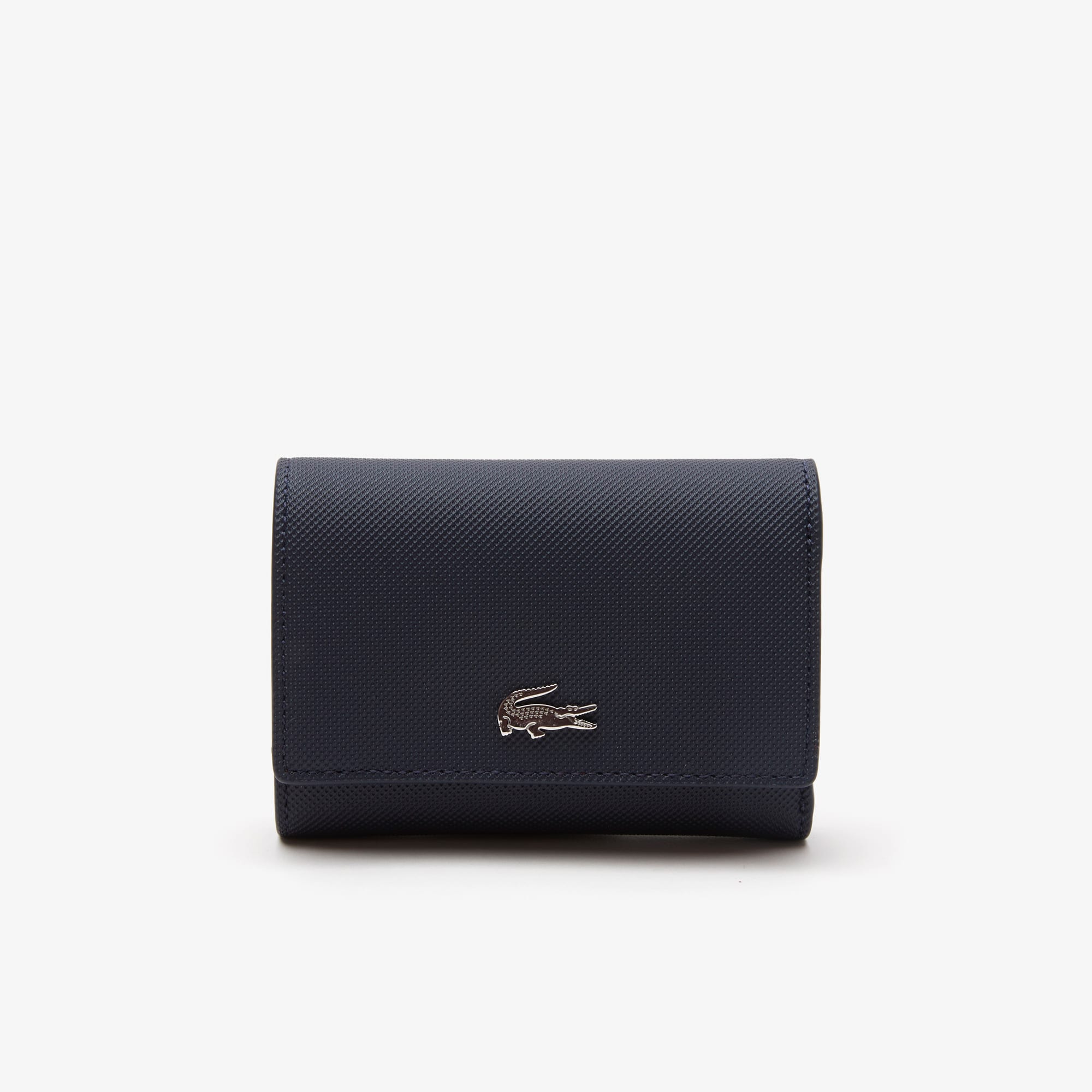 Porte-monnaie femme Lacoste Anna avec rabat à pression Portefeuilles & Petite Maroquinerie - Bleu - Lacoste - Femme