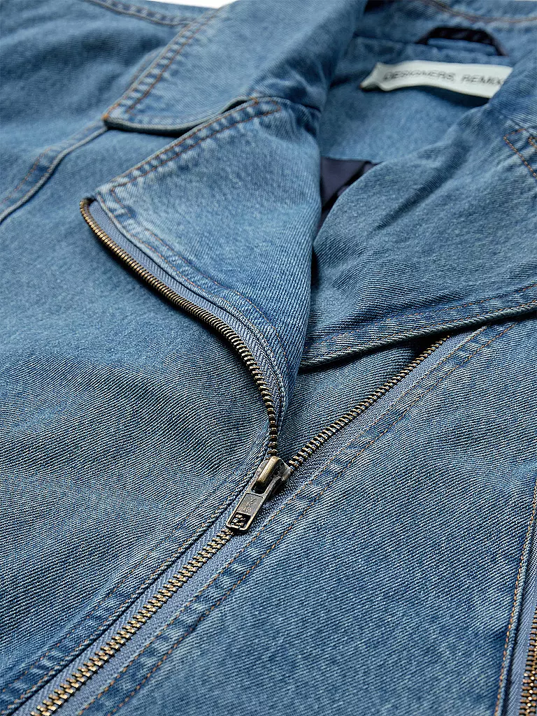 DESIGNERS REMIX Jeansjacke MILES BIKER blau