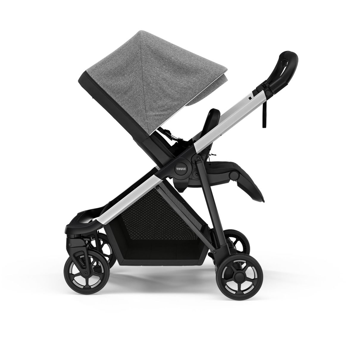 THULETHULE   SHINE grey melange/alu