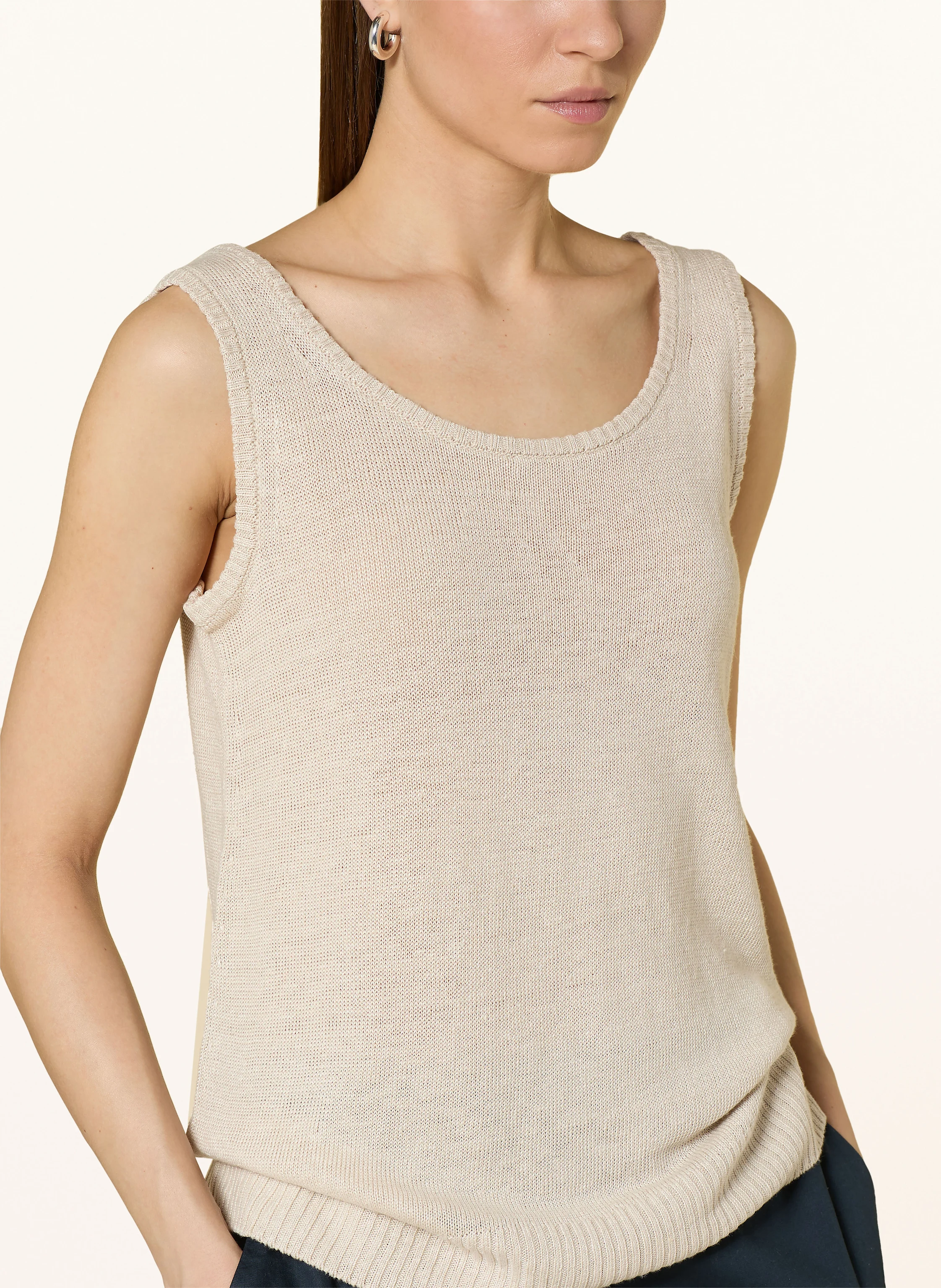 MM Stricktop BACCANO aus Leinen