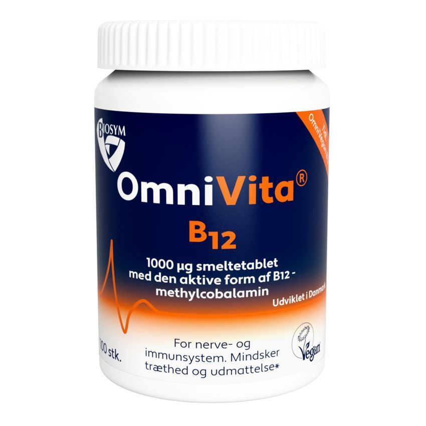 Biosym OmniVita B12 1000 µg 100 sugetabletter