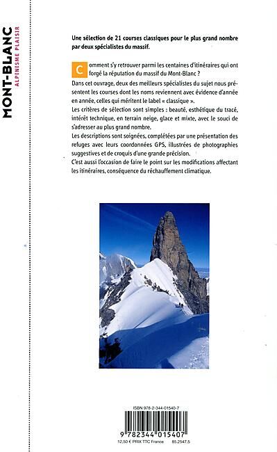 GLENAT - ALPINISME PLAISIR MONT BLANC