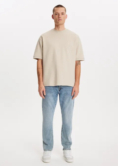 Loose fit t-shirt zand (ZND.L)
