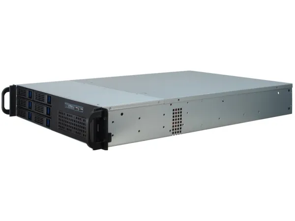 Inter-Tech IPC 2U-2406 - Rack-monterbar - 2U - SSI EEB - SATA - hot-swap - ingen strømforsyning - USB