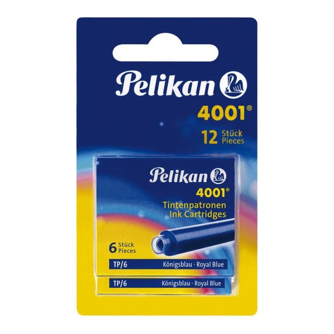 Pelikan, 2x 6 Tintenpatronen königsblau