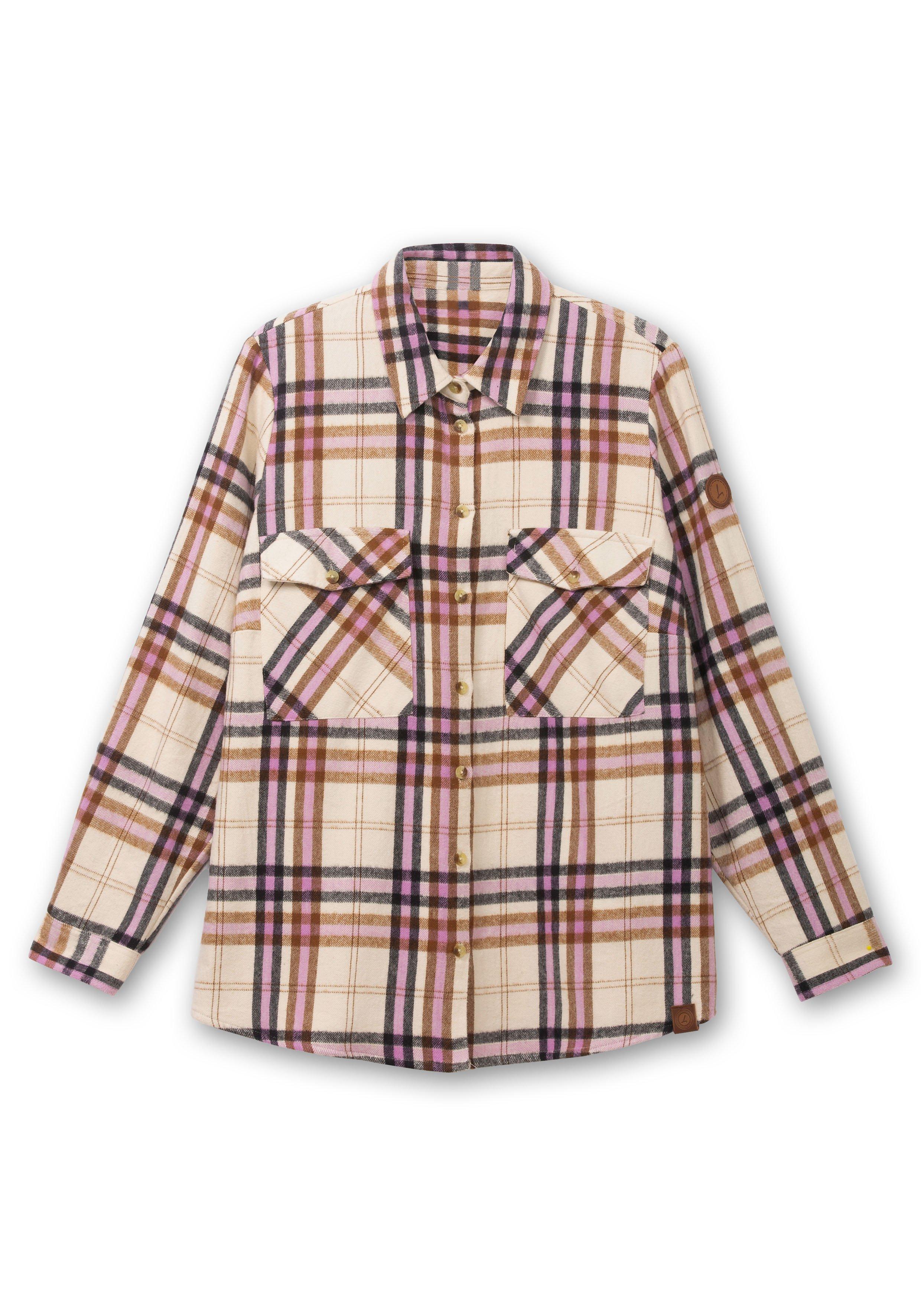 Karierte Bluse aus weich angerautem Flanell