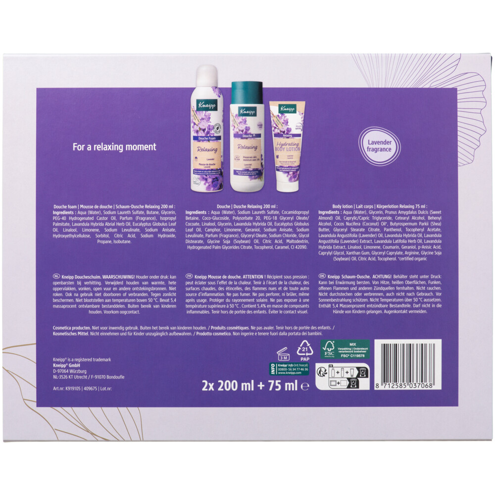 Kneipp Luxe Geschenkset Relaxing 1 set