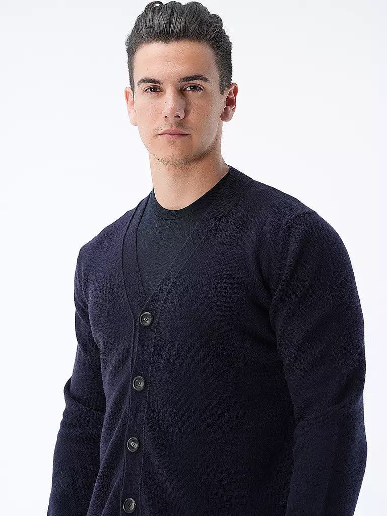 MAERZ Cardigan dunkelblau