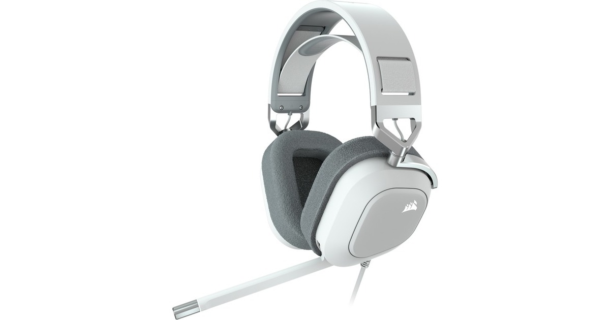 CorsairHS80 RGB USB over-ear gaming headset  (Wit, Pc)