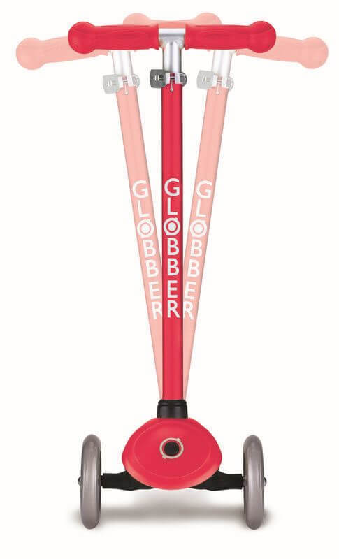 GLOBBER PRIMO LIGHTS rot, mit Leuchtrollen