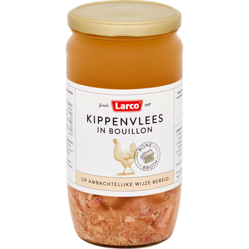 Larco Kippenvlees in Bouillon 800 ml