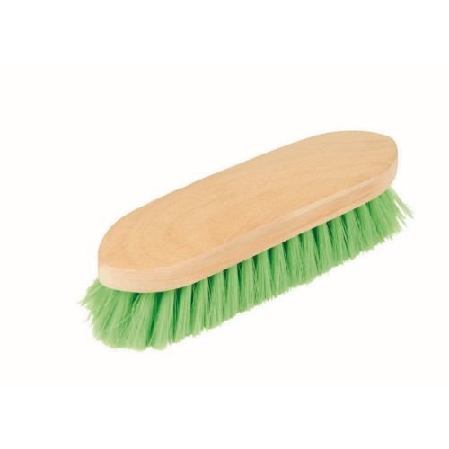 Escova Roma Dandy para cavalos, verde limão