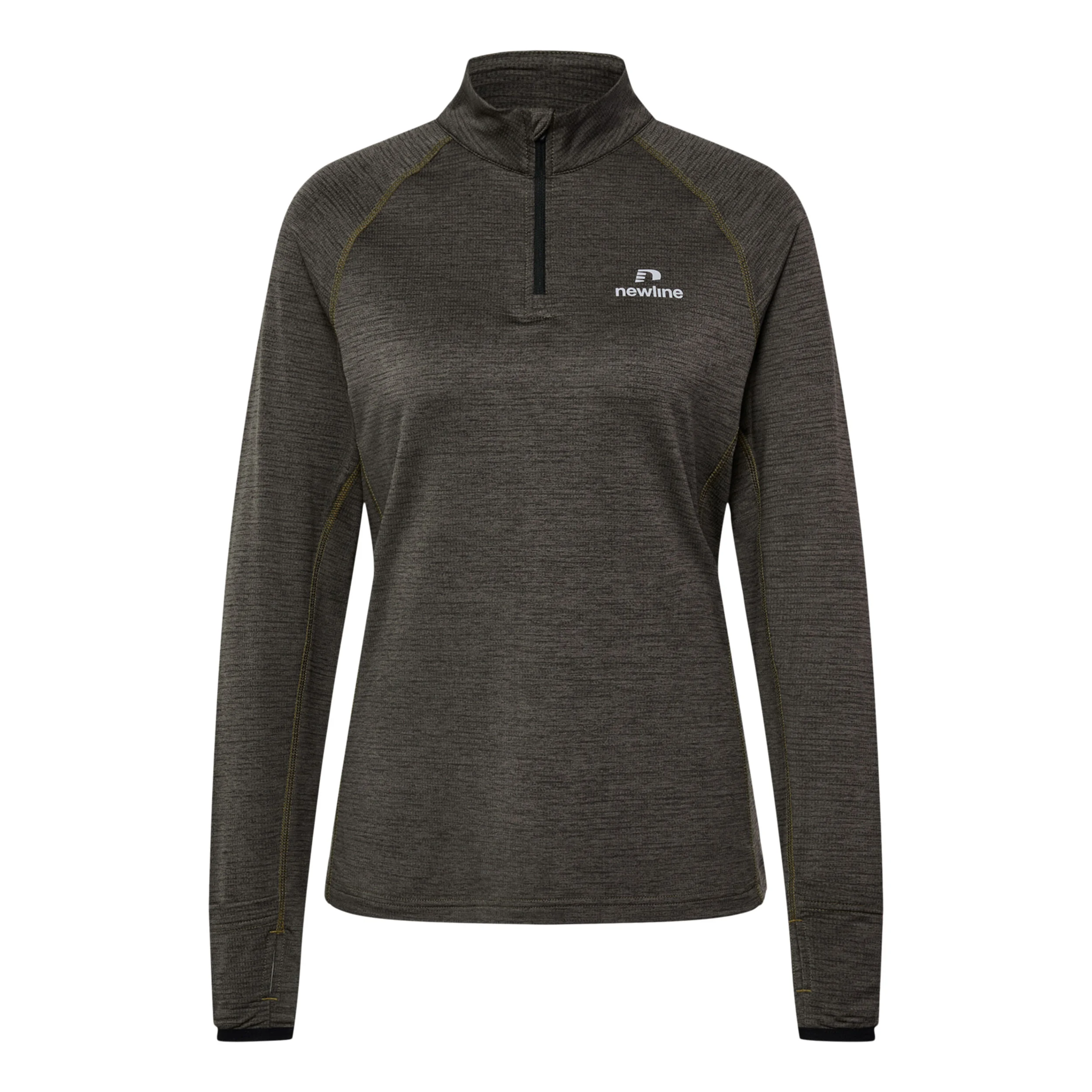 Newline Pace Half-Zip Top De Course Femmes - Gris