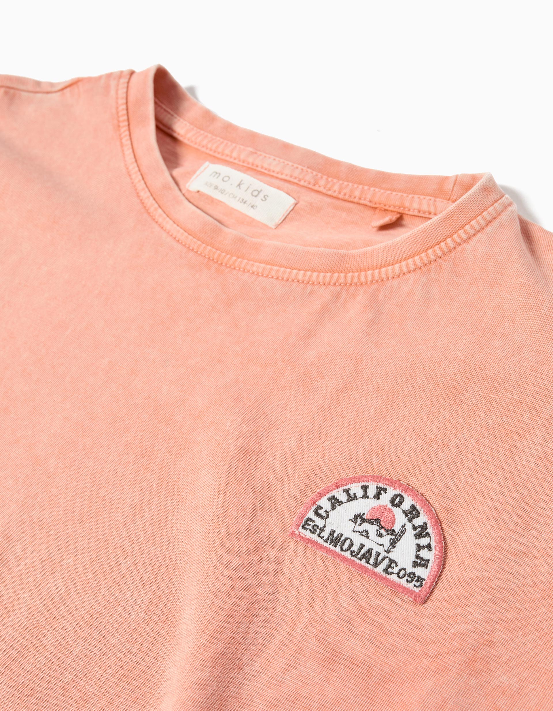 T-shirt Print, Menina, Rosa