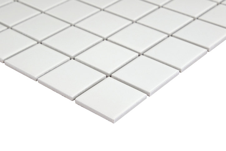 Mosaïque céramique Elko blanc L. 30,3 x l. 30,3 cm GoodHome