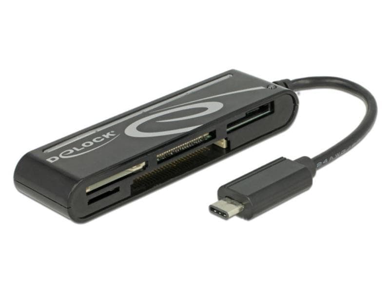 Delock Card Reader Extern 91739 5 Slots Externer Universal-Cardreader mit USB-C-Anschluss