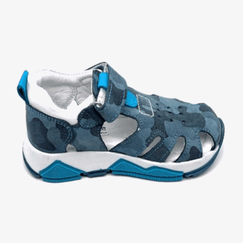 Small Foot Kindersandalen - Cezeri-36 - Kamuflaj/Blau